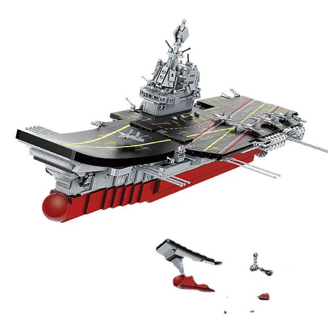 Navy Aircraft Carrier Ship 2 in 1 Model Building Blocks | 2002pcs -FC6103 - Evergreen Wholesale