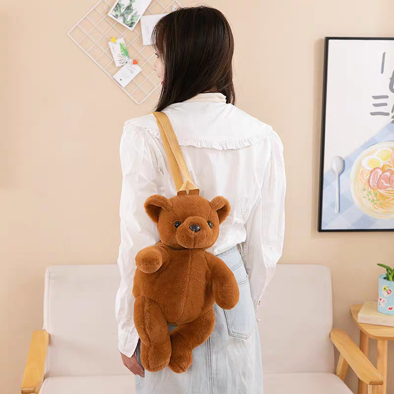 Bear Bag – Soft & Cuddly Plush Backpack for Kids (40 cm, Mixed Colors – 119494)
Let kids carry their essentials with a hug! Our Bear Bag is a super soft, plush backpack designed in the shape of a cuddly bear and available in adorable mixed colors. With a generous 40 cm size, it’s perfect for holding toys, books, clothes, or snacks — making it ideal for school, sleepovers, or travel.
Comfortable to wear and loved by kids of all ages, this bag combines the cuteness of a teddy bear with the practicality of a