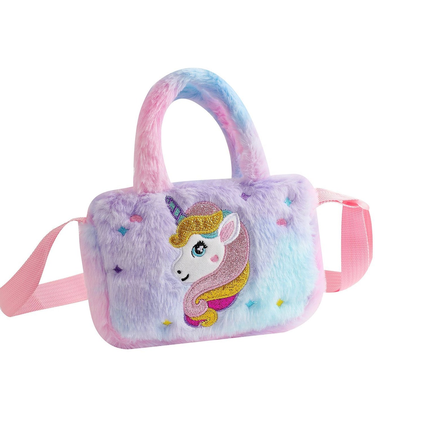 Unicorn Fluffy Bag – Magical Plush Handbag for Kids (Mixed Colors)
Bring a touch of magic to every adventure with our Unicorn Fluffy Bags! Made from ultra-soft plush material and featuring enchanting unicorn designs in a range of vibrant mixed colors, these dreamy handbags are a favorite among kids who love fantasy and fun. Lightweight and comfy to carry, they’re perfect for holding small toys, treats, or everyday essentials.
Whether it’s for birthdays, party favors, or a stylish day out, these unicorn ba
