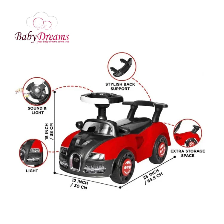 Little Star Mercedes Tolo Push Car - Evergreen Wholesale