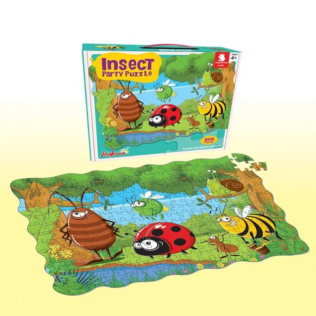 208pcs Puzzle DIY Jigsaw Puzzle Toy Set Educational Toys Puzzle for Kids - Evergreen Wholesale