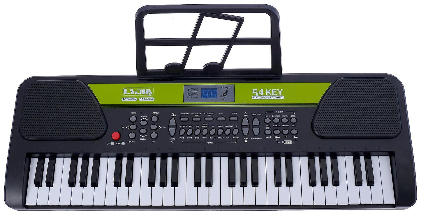 54 Key Electronic Keyboard Piano with Microphone-32809 - Evergreen Wholesale