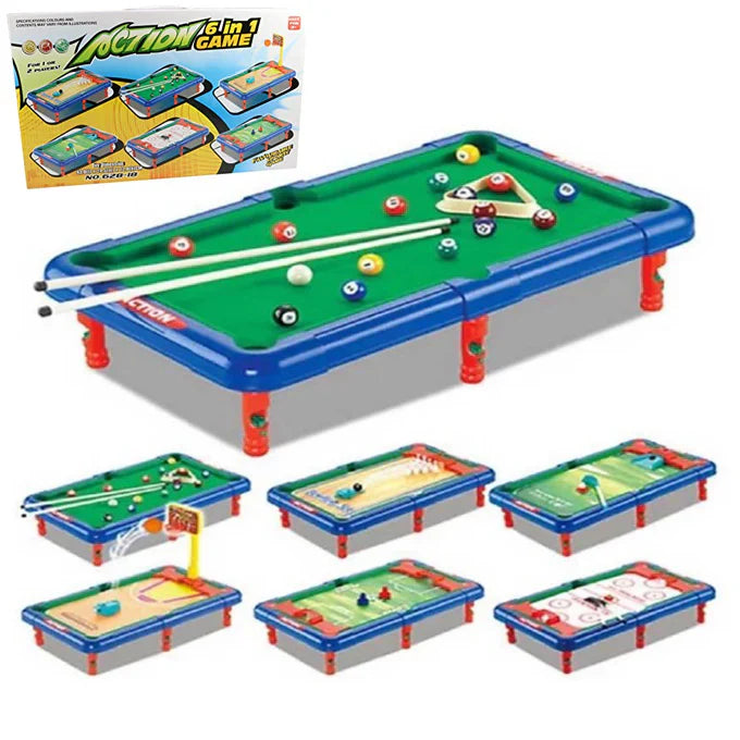 6 in 1 Action Sports Game- 528-15 - Evergreen Wholesale