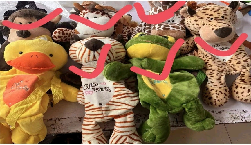 Animal Bag – Large 40 cm Plush Character Bags for Kids (Frog, Lion, Cheetah, Duck – Mixed Designs)

Make carrying fun with our 40 cm Animal Bags, featuring adorable plush designs of favorite animals like frog, lion, cheetah, and duck! These soft and spacious bags are perfect for young kids to carry their toys, clothes, books, or snacks in style. Each bag comes with a comfortable strap and a fun 3D animal face that adds charm and character.

With mixed animal designs in every box, they’re ideal for gifts, bi