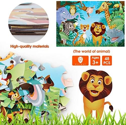 48pcs Jumbo Floor Puzzle DIY Educational Toys Puzzle for Kids - Evergreen Wholesale