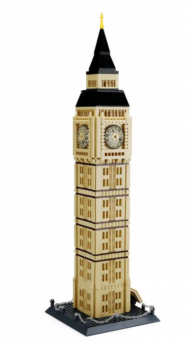 Big Ben Clock Tower Building Blocks London Architecture | 1879PCS-LXA445 - Evergreen Wholesale