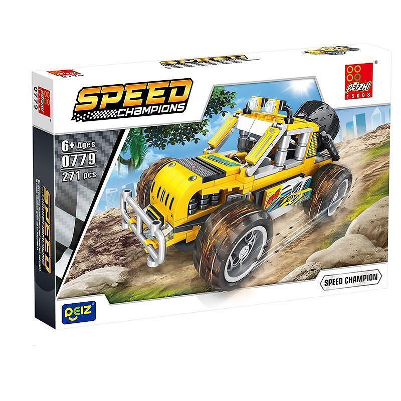 Peizhi Speed Off-Road Jeep Building Blocks - Evergreen Wholesale