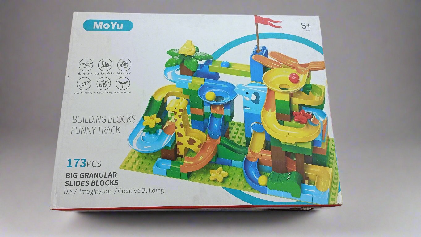 DIY Construction Toys Building Blocks Funny Track | 173pcs- MY-7810 - Evergreen Wholesale