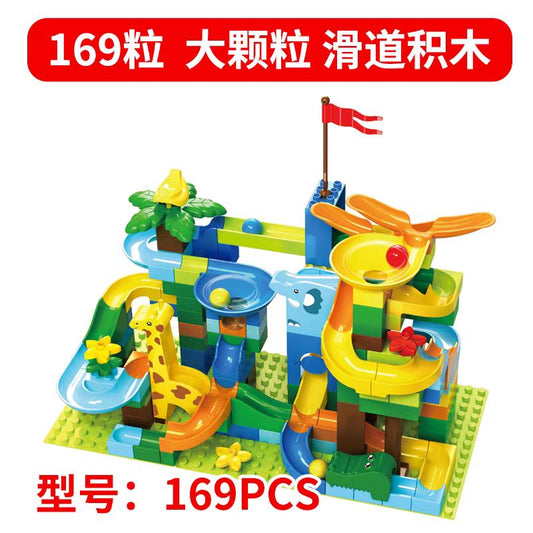 DIY Construction Toys Building Blocks Funny Track | 173pcs- MY-7810 - Evergreen Wholesale