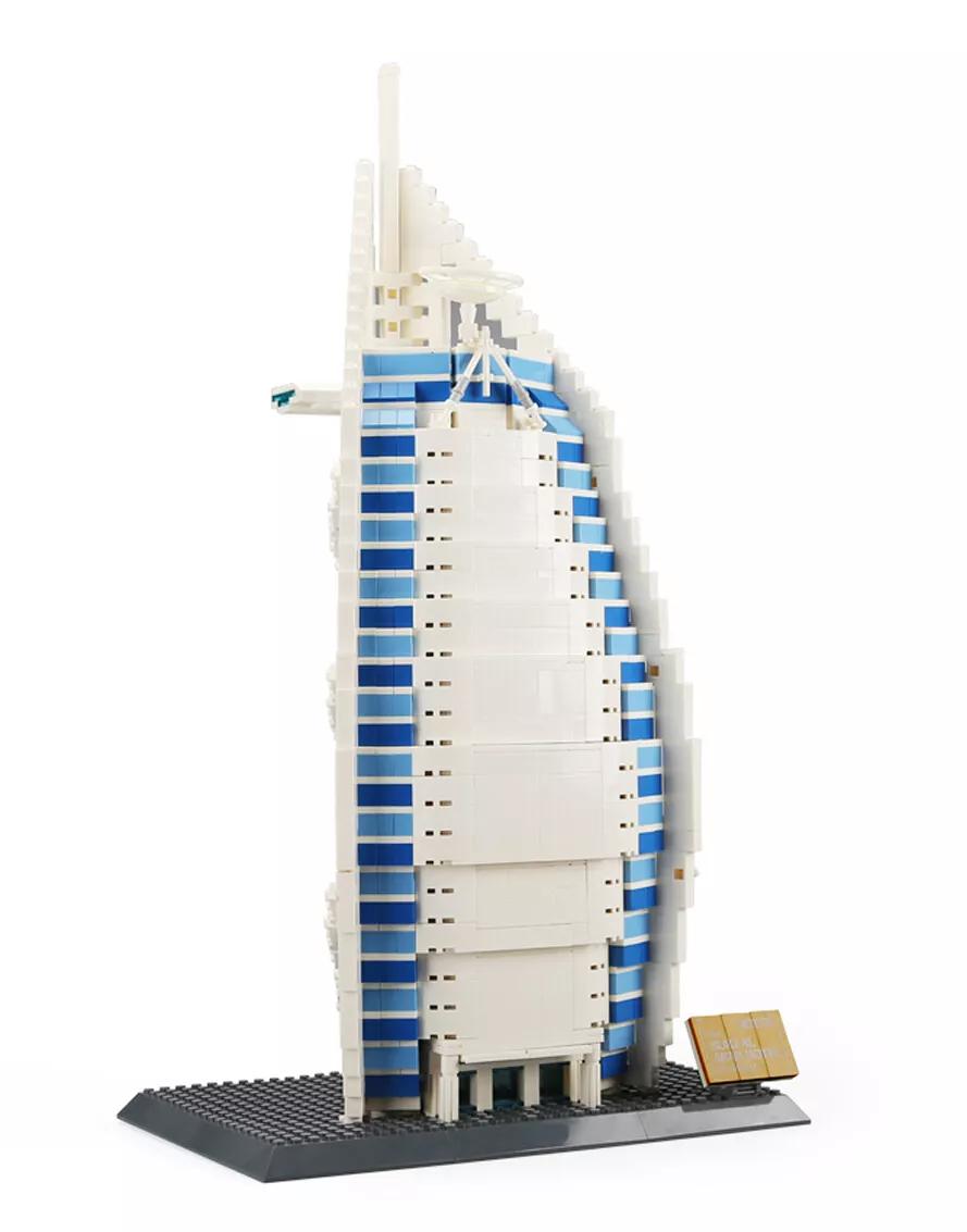 Burj Al Arab Hotel Construction Building Blocks For Boys & Girls | 2280PCS- LXA475 - Evergreen Wholesale