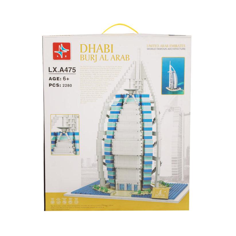 Burj Al Arab Hotel Construction Building Blocks For Boys & Girls | 2280PCS- LXA475 - Evergreen Wholesale