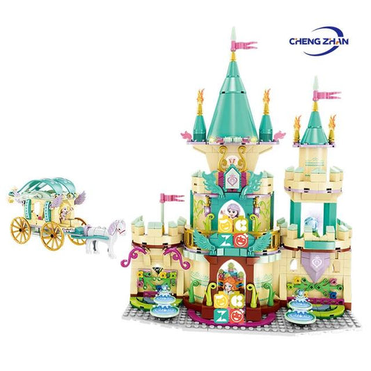 Cinderella Castle Building Blocks |903PCS- FC3510 - Evergreen Wholesale