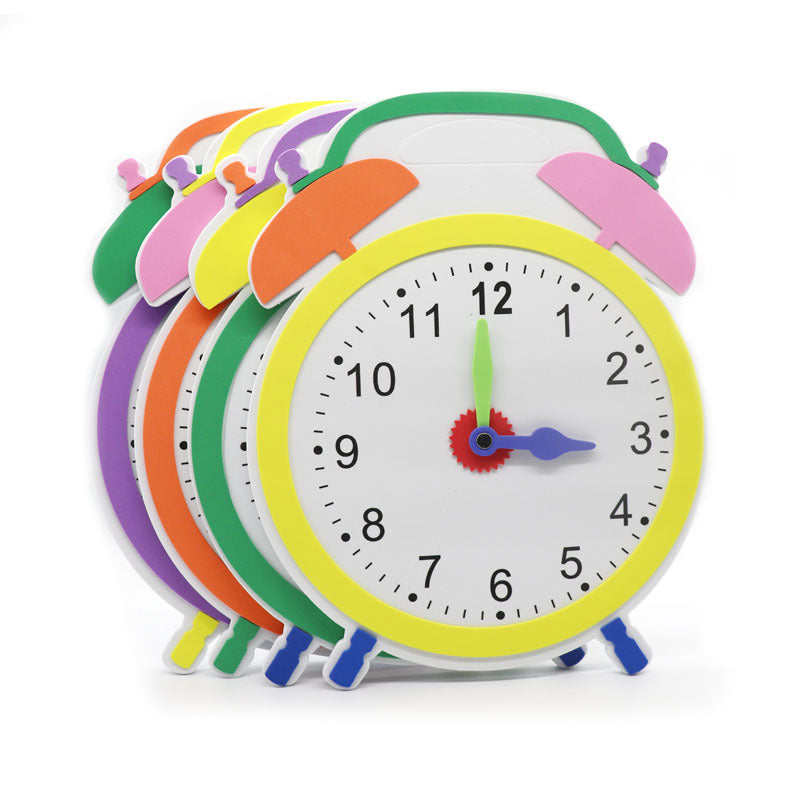 Classroom EVA Clock – Educational Wall Décor for Nurseries & Primary Classrooms

Make learning time fun and engaging with our Classroom EVA Clock, specially designed for nurseries, kindergartens, and early-grade classrooms. Crafted from high-quality EVA foam, this colorful, lightweight wall clock is not only decorative but also a great visual aid for teaching kids how to tell time.

With its bold numbers, movable hands, and vibrant design, it’s perfect for interactive learning and adds a playful touch to cl