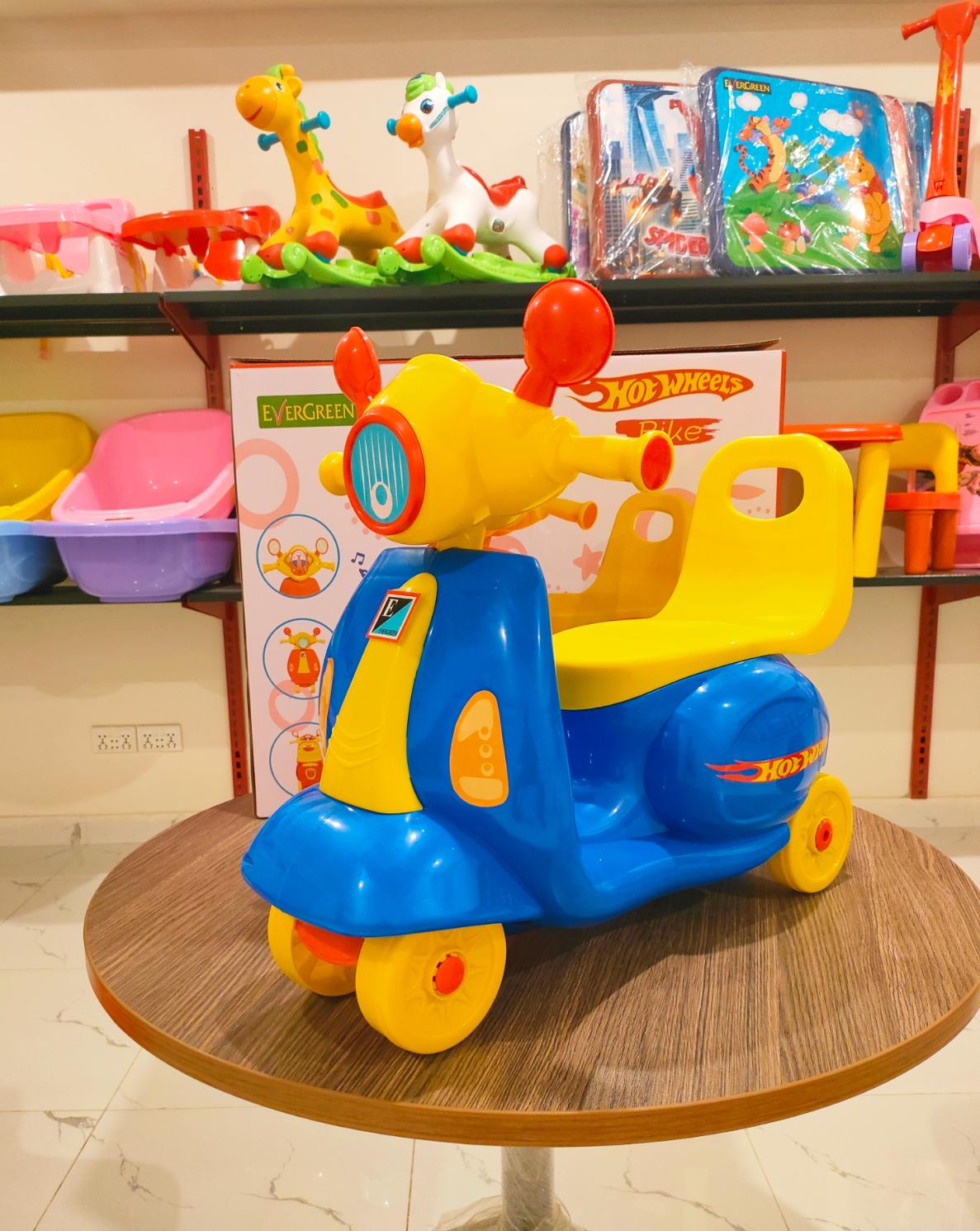 Evergreen Vespa Hotwheels Bike - Evergreen Wholesale