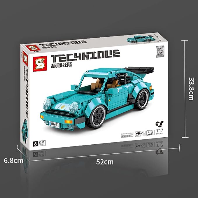 Porsche Supercar Building Blocks | 717PCS- SY8310 - Evergreen Wholesale