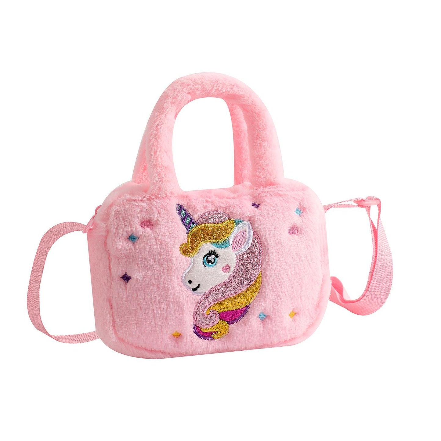 Unicorn Fluffy Bag – Magical Plush Handbag for Kids (Mixed Colors)

Bring a touch of magic to every adventure with our Unicorn Fluffy Bags! Made from ultra-soft plush material and featuring enchanting unicorn designs in a range of vibrant mixed colors, these dreamy handbags are a favorite among kids who love fantasy and fun. Lightweight and comfy to carry, they’re perfect for holding small toys, treats, or everyday essentials.

Whether it’s for birthdays, party favors, or a stylish day out, these unicorn ba