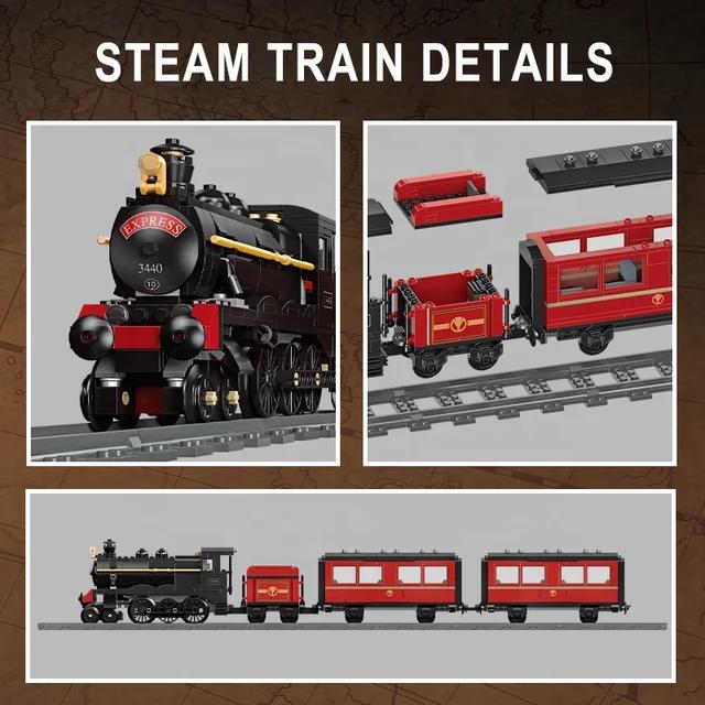 The GWR Steam Train Model Building Block Set | 789pcs- JieStar59002 - Evergreen Wholesale