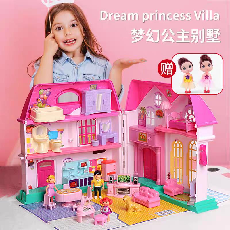 My Happy Family Doll House Play Set for Girls - Evergreen Wholesale