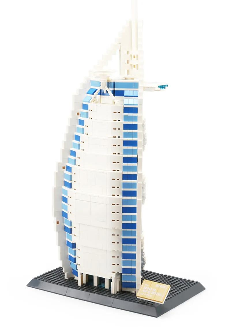 Burj Al Arab Hotel Construction Building Blocks For Boys & Girls | 2280PCS- LXA475 - Evergreen Wholesale