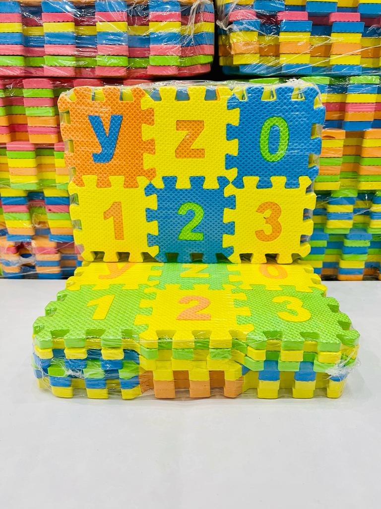 Numbers and Letters Foam Puzzle Mat - Evergreen Wholesale