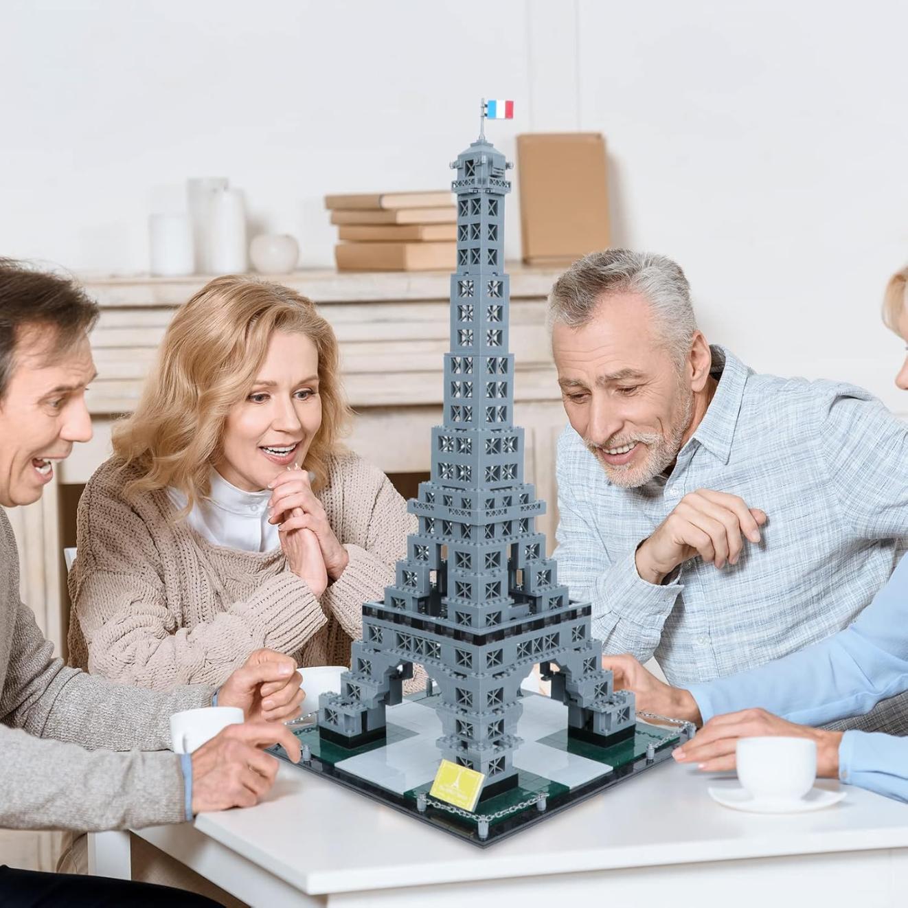 Eiffel Tower Building Block Toys Paris Architecture 3D Model Set for Adult and Kids |1820Pcs- LXA437 - Evergreen Wholesale