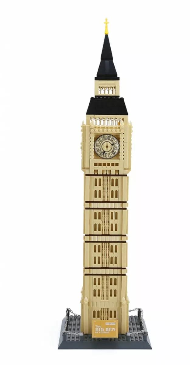 Big Ben Clock Tower Building Blocks London Architecture | 1879PCS-LXA445 - Evergreen Wholesale