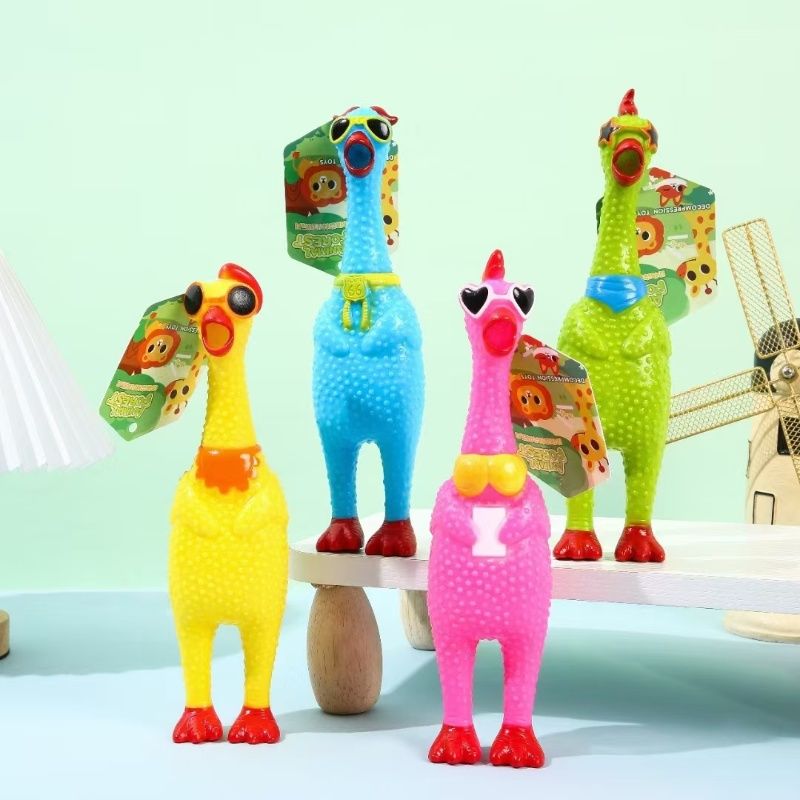 Screaming Cow Toy – Funny Sound Squeeze Animal for Kids (24 pcs Display Box, Mixed Designs)

Bring laughter to playtime with our hilarious Screaming Cow Toys! Just give them a squeeze and hear them let out a loud, funny scream that kids absolutely love. These quirky animal toys come in mixed cow designs and are perfect for party favors, novelty gifts, or stress relief fun. Each display box contains 24 assorted screaming cows, making it ideal for retailers and event giveaways.

Made from soft, durable, and n