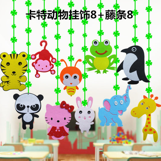 Hanging EVA Stickers – 10 Pcs/Bag of Fun Decorative Foam Cutouts (Assorted Designs: Animals, Vehicles & More)

Decorate classrooms, nurseries, and kids' spaces with our Hanging EVA Stickers, a colorful set of 10 assorted foam cutouts featuring fun designs like animals, vehicles, and more! Made from soft, lightweight EVA foam, each piece comes with a string for easy hanging on walls, doors, windows, or display boards.

Perfect for thematic classroom decoration, creative learning environments, and party setup