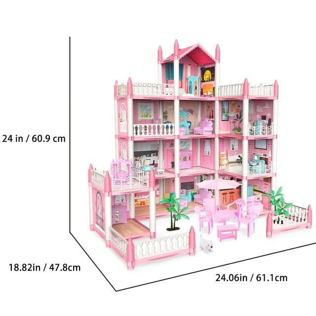 Beautiful DreamHouse, Doll House Playset with 170+ Accessories - Evergreen Wholesale