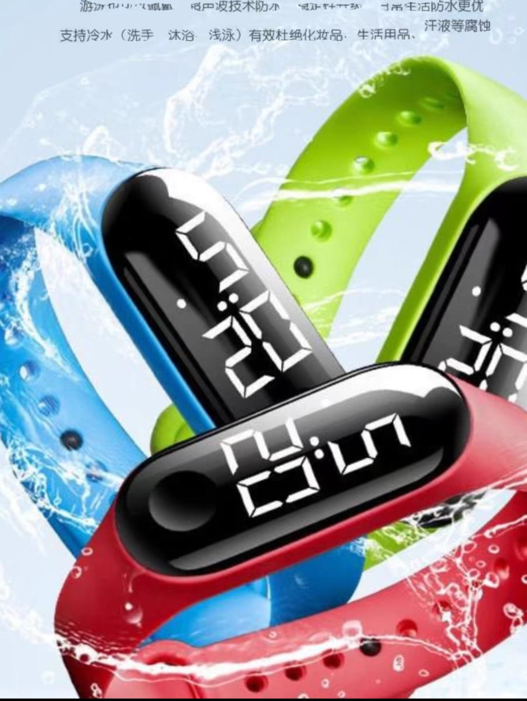 Fitbit Replica Watch- Mixed Color