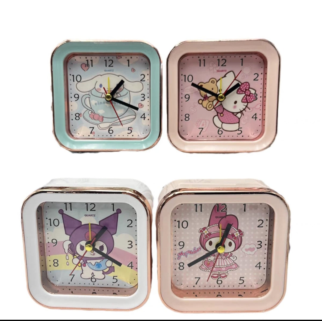 Hello Kitty, Kuromi Alarm Clock- Mixed Color-HY2208-2209A