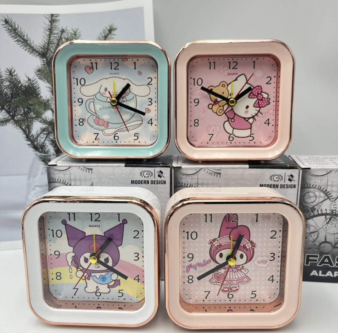 Hello Kitty, Kuromi Alarm Clock- Mixed Color-HY2208-2209A