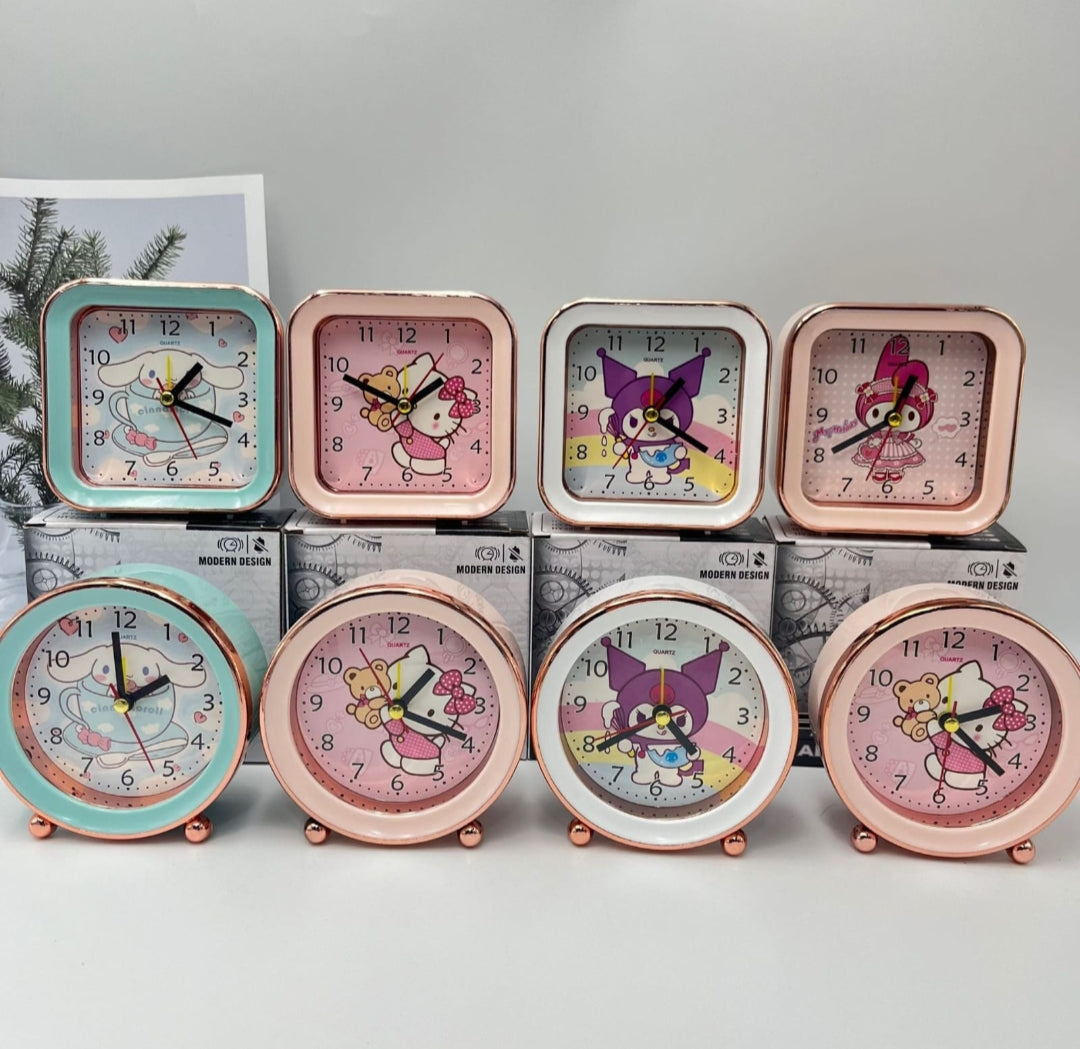 Hello Kitty, Kuromi Alarm Clock- Mixed Color-HY2208-2209A