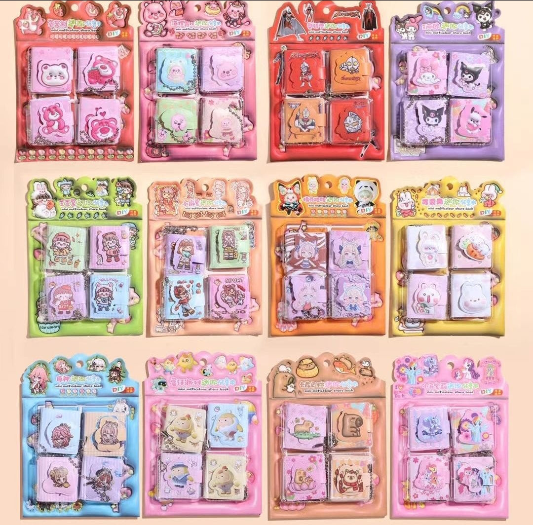 Mini Books (4pcspack) 24pcs/box- FY0008