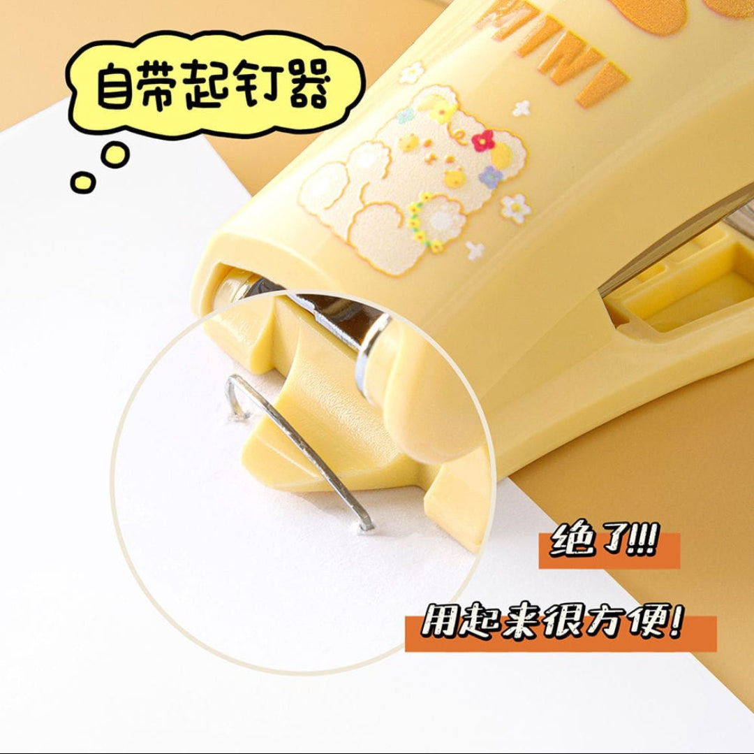 Stapler with Pins Blister Pack- Mixed Color