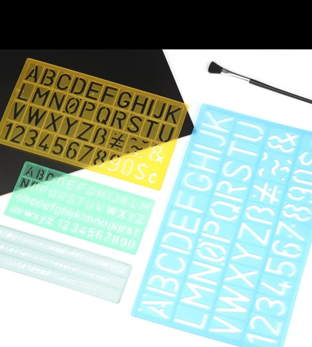 Stencil Set Sketch Book