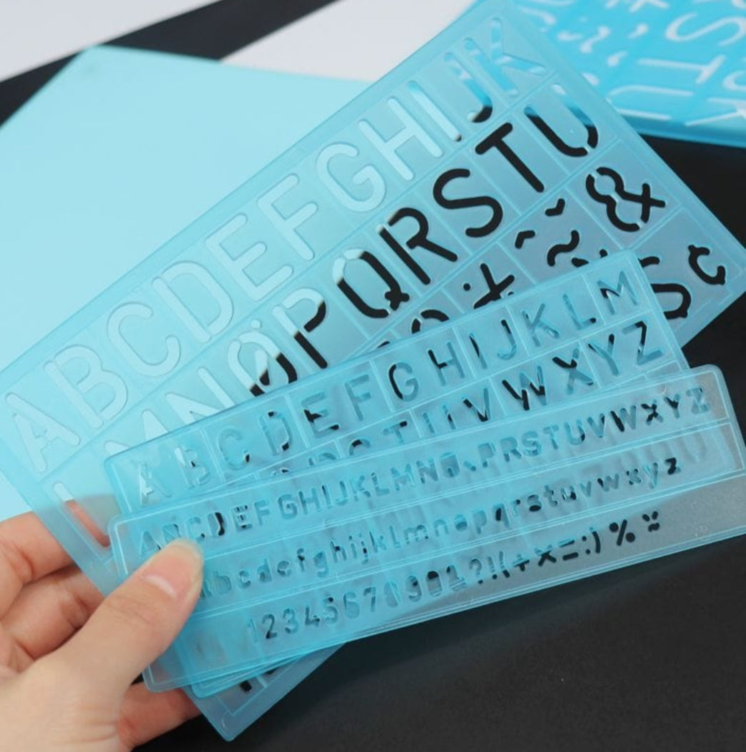 Stencil Set Sketch Book