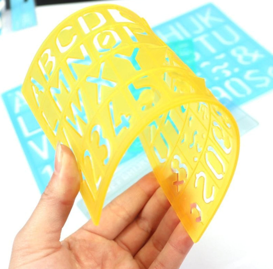 Stencil Set Sketch Book