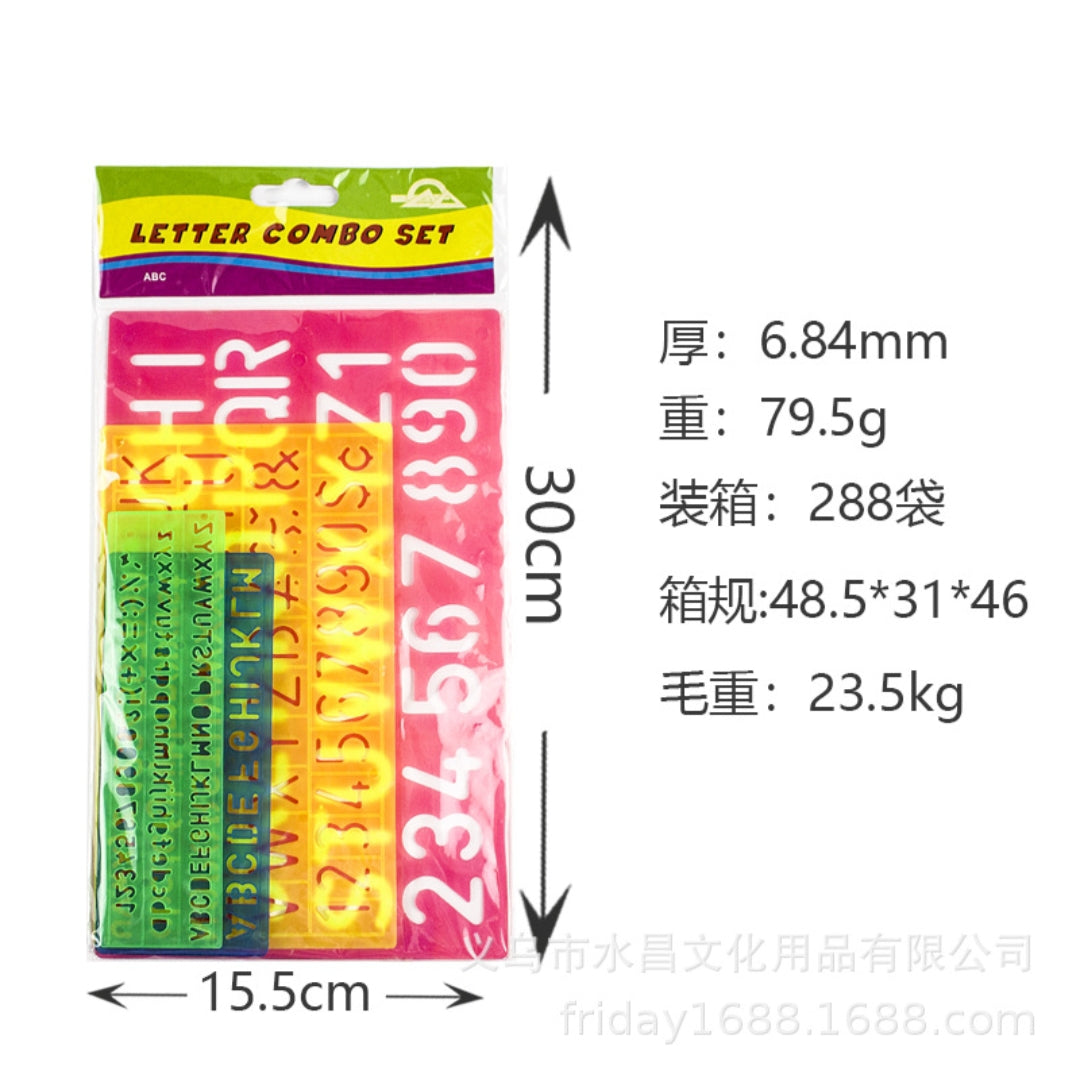 Stencil Set Sketch Book