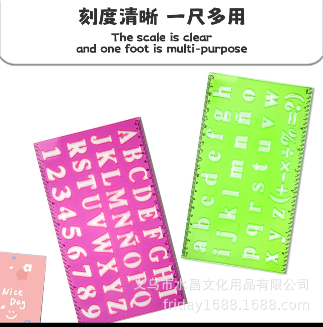 Stencil Set Sketch Book