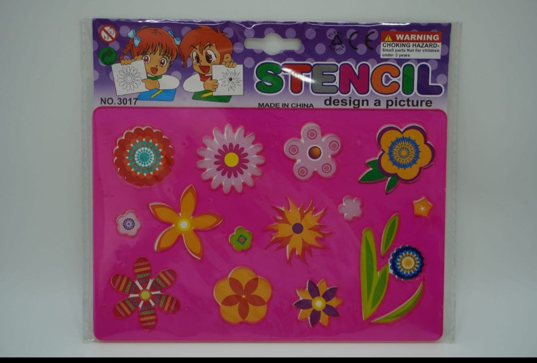 Stencil Set Sketch Book