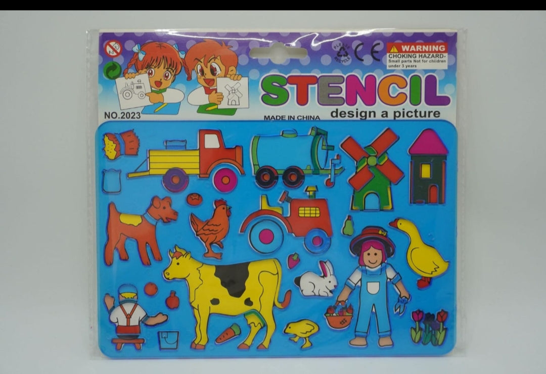 Stencil Set Sketch Book