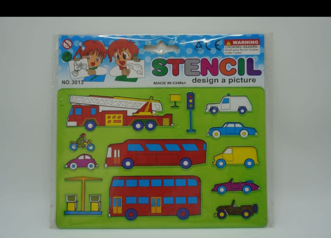 Stencil Set Sketch Book