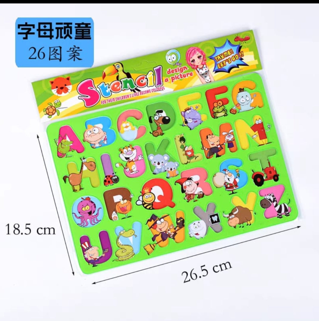 Stencil Set Sketch Book