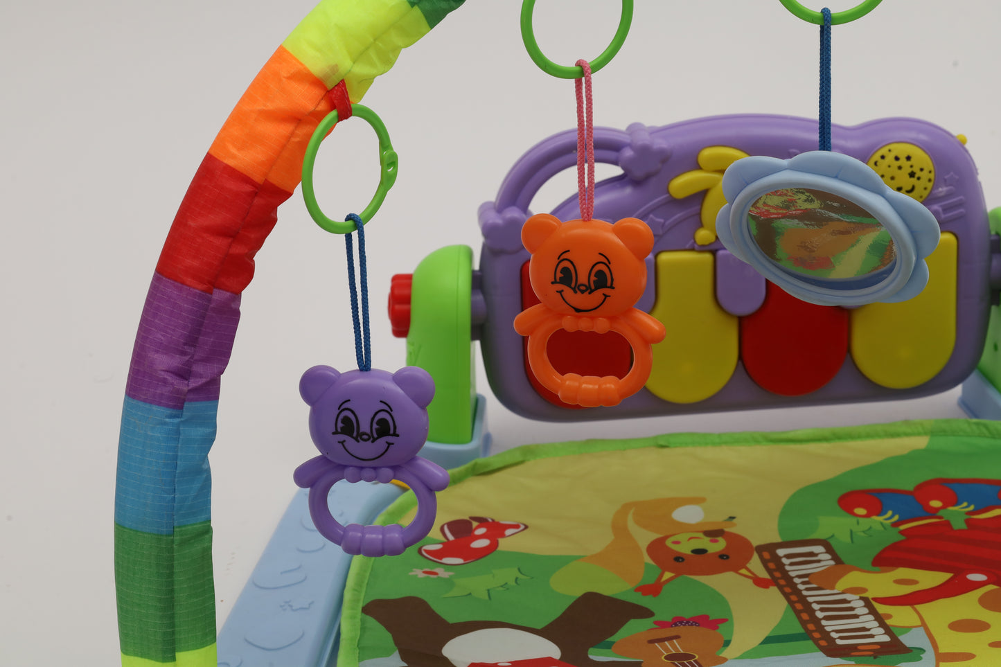 Evergreen Baby Tummy Time Activity Play Mat with Interactive Music Keyboard