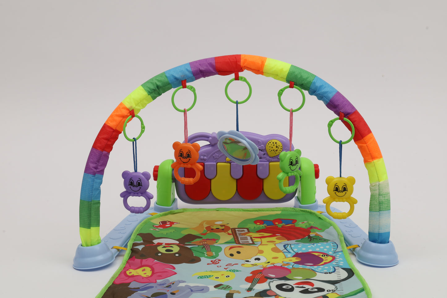 Evergreen Baby Tummy Time Activity Play Mat with Interactive Music Keyboard