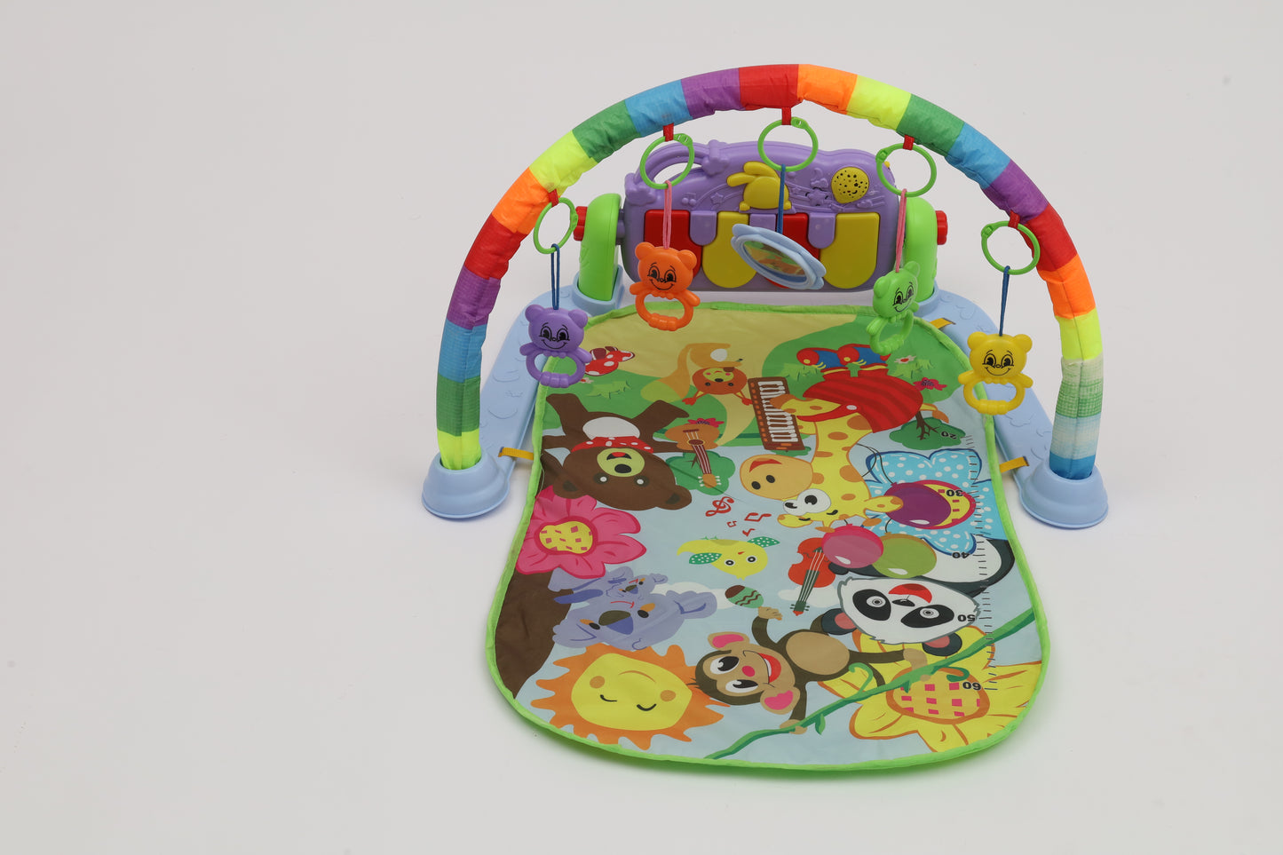 Evergreen Baby Tummy Time Activity Play Mat with Interactive Music Keyboard