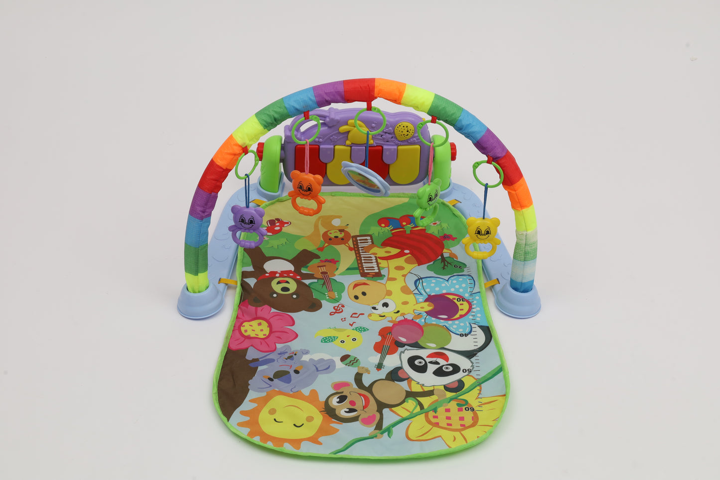 Evergreen Baby Tummy Time Activity Play Mat with Interactive Music Keyboard