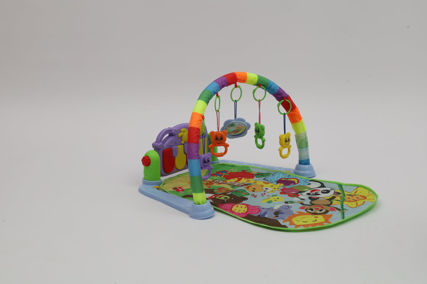 Evergreen Baby Tummy Time Activity Play Mat with Interactive Music Keyboard