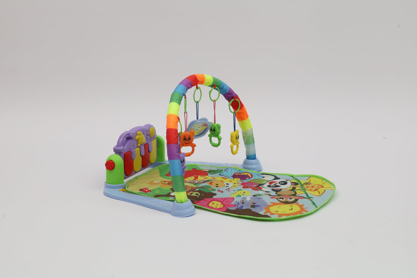 Evergreen Baby Tummy Time Activity Play Mat with Interactive Music Keyboard